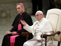 Papst Franziskus Foto: Andrew Medichini/AP/dpa