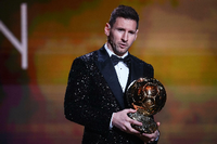 Lionel Messi hat erneut den Ballon d'Or gewonnen. Foto: Franck Fife/AFP