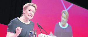 Will Regierende Bürgermeisterin bleiben: Franziska Giffey (SPD).