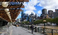 Melbourne erwacht aus dem Lockdown. Foto: William WEST / AFP