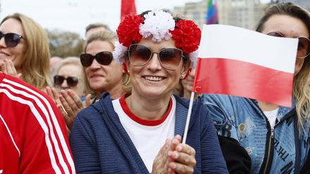 „Marsch der Millionen Herzen“ in Warschau. 