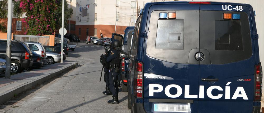 Ein spanisches Polizeiauto (Symbolbild).