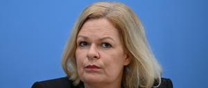 Nancy Faeser (SPD), Bundesministerin des Innern und Heimat, ist mit ihrer Asylpolitik zufrieden.