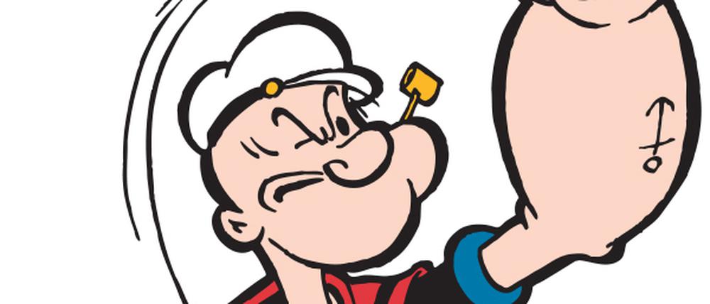 Eine Popeye-Zeichnung aus späteren Jahren.