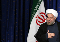 Irans Präsident Hassan Rohani. Foto: Abedin Taherkenareh/dpa
