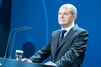 Bundeskanzler Olaf Scholz sagt auch gerne mal Nichtssagendes. Foto: imago images/Chris Emil Janßen
