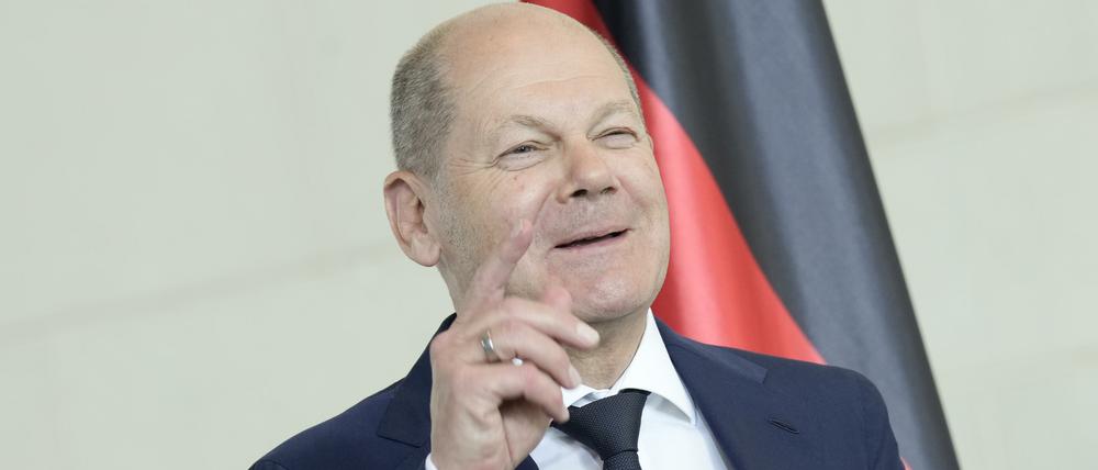 Bundeskanzler Olaf Scholz (SPD) hatte die Klebeaktionen der Gruppe „Letzte Generation“ scharf kritisiert.