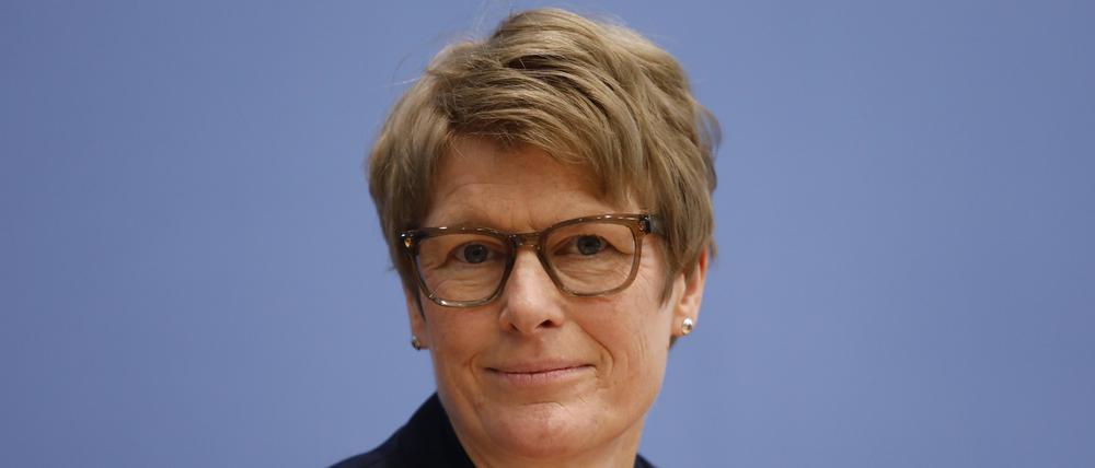 Prof. Dr. Veronika Grimm, Mitglied des Sachverständigenrates zur Begutachtung der gesamtwirtschaftlichen Entwicklung im April in Berlin.