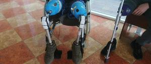 Hilfe vom Projekt „Prothesen für die Ukraine“: Patienten in Lwiw mit gespendeten Prothesen.