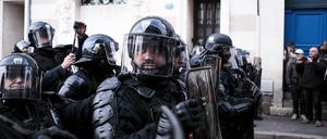 Polizeieinsatz in Frankreich.