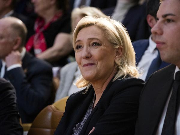Marine Le Pen, die Fraktionsvorsitzende und Lenkerin der rechtspopulistischen Partei Rassemblement National. 