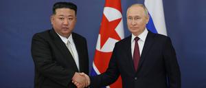 Im September 2023 trafen sich Nordkoreas Diktator Kim Jong Un und Russlands Präsident Wladimir Putin in der Region Amur.