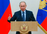 Der russische Präsident Wladimir Putin. Foto: AFP/ Sergej Karpukhin