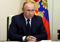 Russlands Präsident Wladimir Putin spielt mit der Angst vor einem Atomkrieg. Foto: Mikhail Klimentyev via Reuters