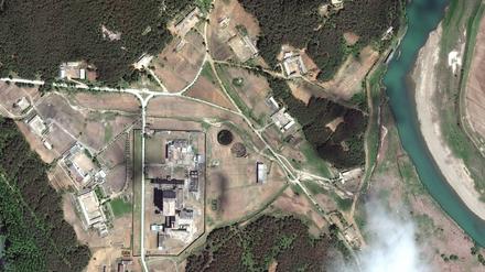 Ein Satellitenbild zeigt einen Überblick über das Nuklearzentrum Yongbyon in Nordkorea.