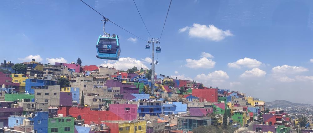 Die Linie 2 der Seilbahn von Mexiko-Stadt ist seit August 2021 in Betrieb.