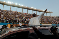 Senegals Präsident Macky Sall im Wahlkampf in Dakar Foto: Zohra Bensemra/REUTERS