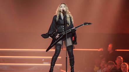 Madonna bei einem Auftritt 2015