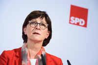 Saskia Esken, Bundesvorsitzende der SPD Foto: dpa/Gregor Fischer