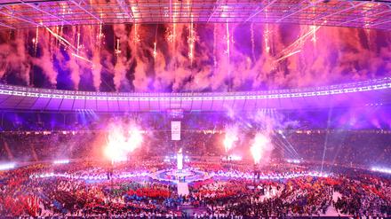 Gut 50.000 Menschen haben an der Eröffnungsfeier der Special Olympics teilgenommen.