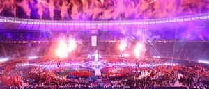 Gut 50.000 Menschen haben an der Eröffnungsfeier der Special Olympics teilgenommen.