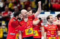 Spaniens Handball stehen zum vierten Mal in Serie im EM-Finale. Foto: imago images/Bildbyran