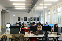 Start-up-Hochburg Berlin. Längst gehören junge Unternehmen zu den wichtigsten Arbeitgebern der Hauptstadt. Foto: mauritius images / Alamy / rclas