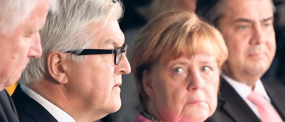 Die Große Koalition unter Merkel.