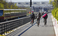 Mehr Radschnellwege gehören ebenfalls zu Grünen-Plan für eine Verkehrswende. Foto: imago images / photothek
