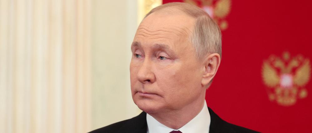 Putin am 9. Mai in Moskau. 