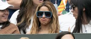 Shakira am 14. Juli 2023 bei einem Tennismatch in Wimbledon. 