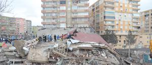 Bild der Zerstörung in Diyarbakir.