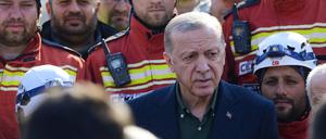 Der türkische Präsident Recep Tayyip Erdogan wurde nach dem Erdbeben stark von der Opposition kritisiert.