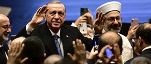 Der türkische Präsident Recep Tayyip Erdoğan wird am Montag 70 Jahre alt. 