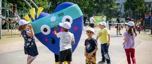 Das offizielle Maskottchen der Special Olympics World Games 2023 heißt Unity und ist ein Symbol für Gemeinschaft und Teilhabe.