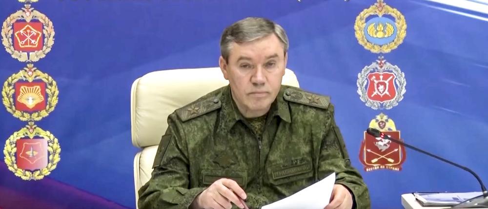 General Waleri Gerassimow, der Chef des russischen Generalstabs.