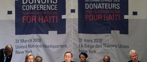 UN Hosts International Aid Conference On Haiti
