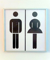 Schild einer All-Gender-Toilette in den USA. Foto: dpa