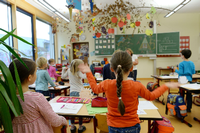 Berliner Grundschüler haben im bundesweiten Vergleich in der 1. und 2. Klasse den wenigsten Unterricht. Foto: Felix Kästle/dpa
