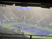 Heftiges Unwetter bei den US-Open in New York