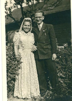 Schönster Tag am 20. August 1949: Das Hochzeitsfoto von Ursula und Herbert Urzendowsky Foto: privat