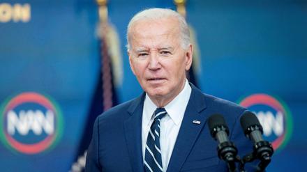 Joe Biden im weißen Haus in Washington, USA, 12. April 2024.