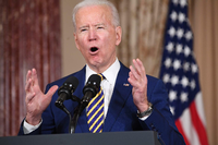 „Amerika ist zurück“: US-Präsident Joe Biden am Donnerstag im State Department. Foto: SAUL LOEB/AFP