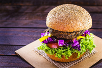 Vegetarischer Hamburger. Foto: Getty Images/iStockphoto
