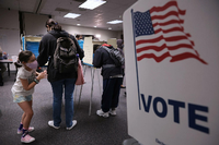 Wähler in Fairfax, Virginia. Foto: Chip Somodevilla/AFP