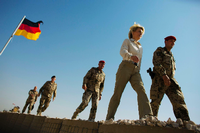 Verteidigungsministerin Ursula von der Leyen hat sich von ihren Soldaten schon einiges anhören müssen. Foto: Thomas Peters/dpa