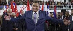 Serbenführer Milorad Dodik.