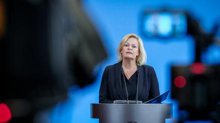 Im Fokus: Nancy Faeser (SPD), Bundesministerin für Inneres und Heimat.