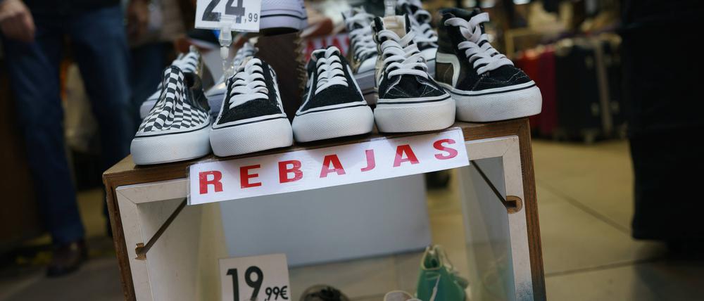 Rabattschlacht: Im spanischen Einzelhandel herrscht ein enormer Druck auf die Preise, vielerorts sinken sie sogar.