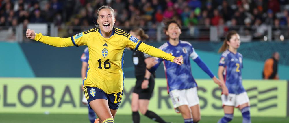 Schweden ist nach dem Sieg gegen Japan im WM-Halbfinale dabei.